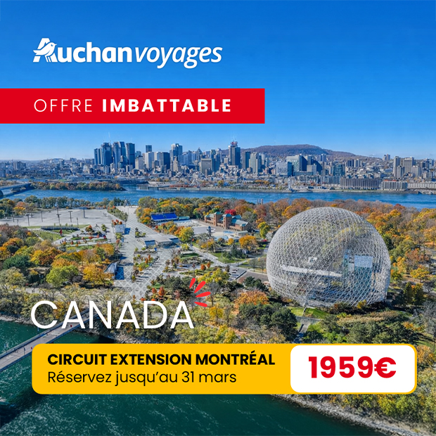 Destination Montréal pour 1959€