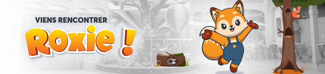 Roxie la mascotte Aushopping Noyelles