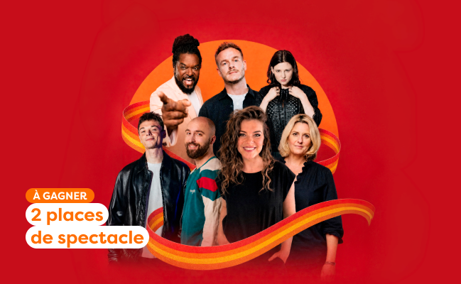 gagner des places de spectacles au Spotlight  À l'affiche : Thomas Angelvy, Thomas Deseur, Anthony Kavanagh, Nadia Richard, Véronique Gallo, Florence Mendez et Tom Boudet