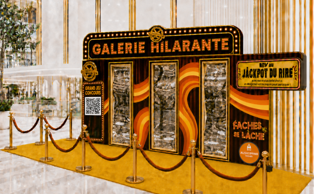 miroirs déformants et des effets visuels rigolos