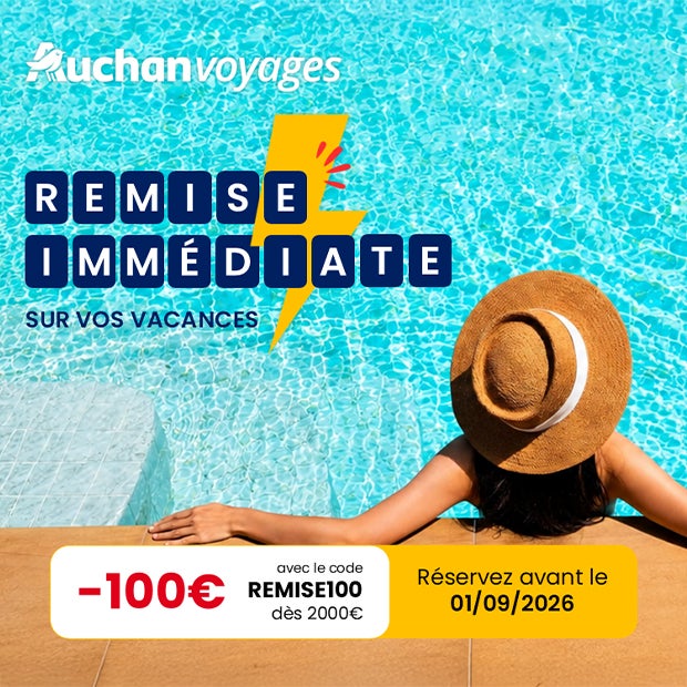 -100€ dès 2 000€ avec le code REMISE100 ✈️☀️